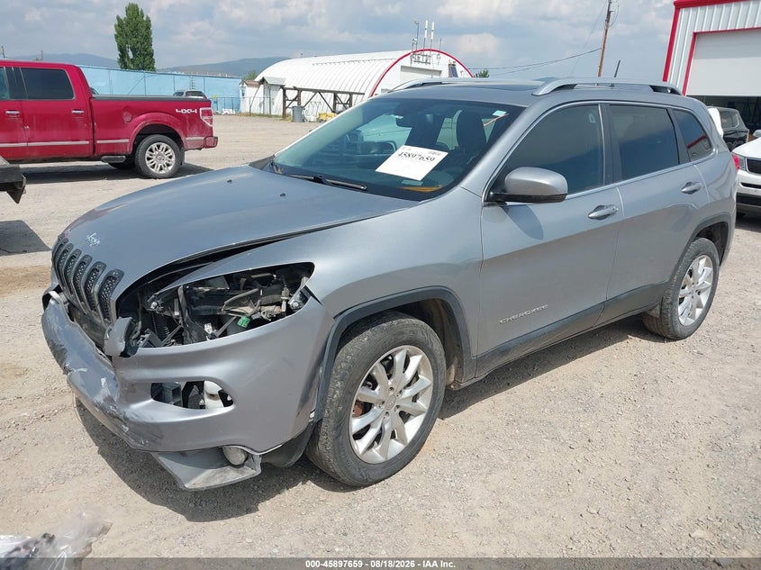 2016 Jeep Cherokee, Front End, IAAI, VIN 1C4PJMDS1GW167487 — photo 2
