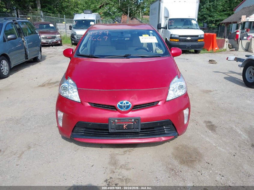 TOYOTA PRIUS 2013 VIN JTDKN3DU9D0345316