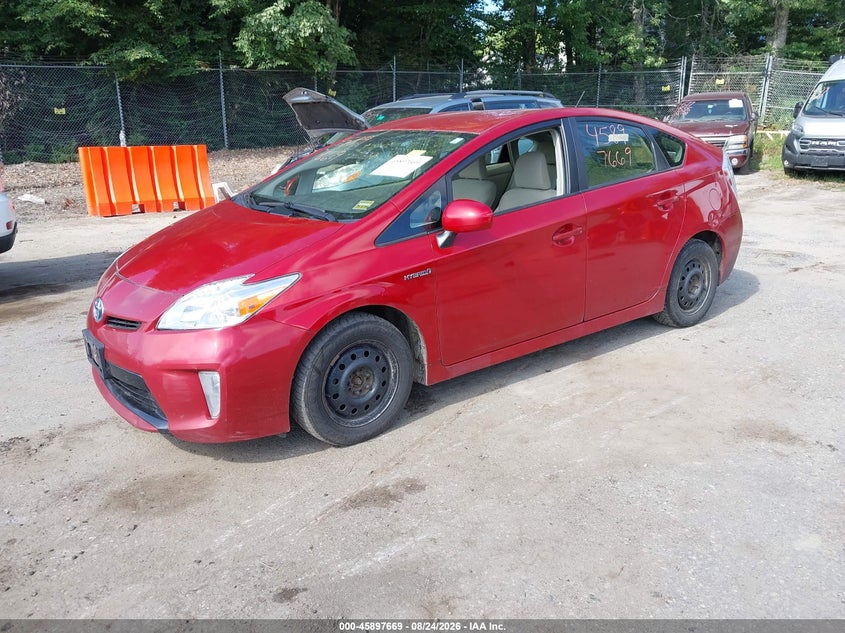 2013 TOYOTA PRIUS auction photo 2