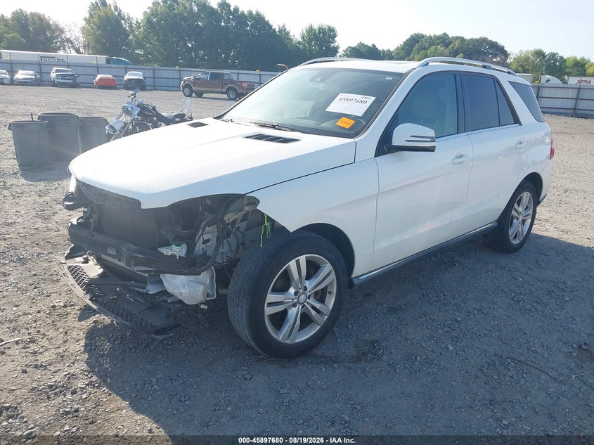 2015 MERCEDES-BENZ ML 350 auction photo 2