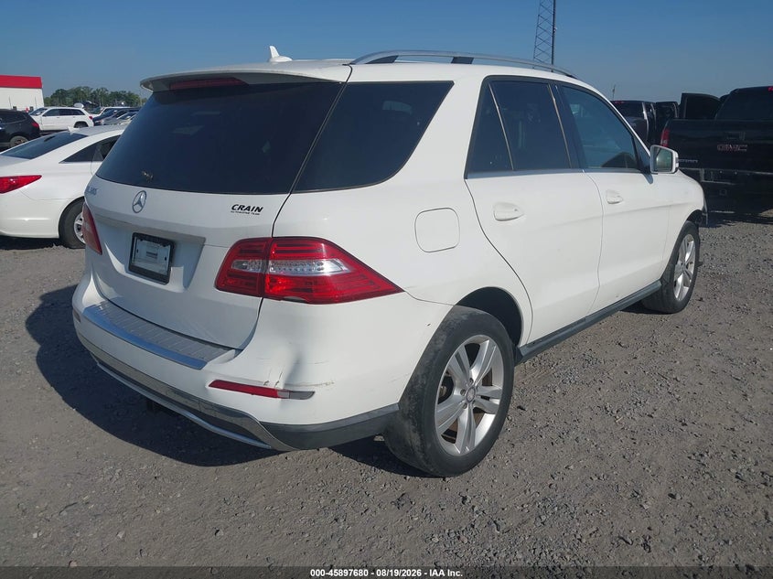 2015 MERCEDES-BENZ ML 350 auction photo 4