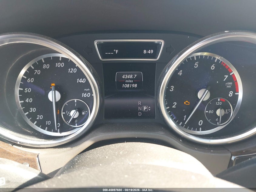 2015 MERCEDES-BENZ ML 350 auction photo 7