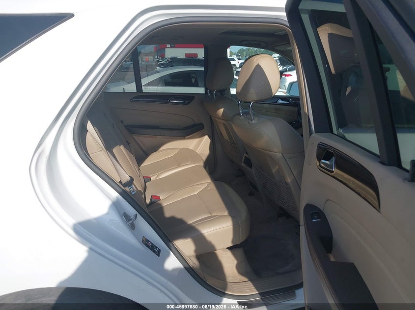 2015 MERCEDES-BENZ ML 350 auction photo 8