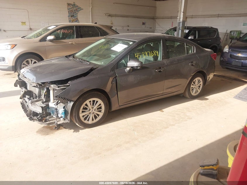 2018 Subaru Impreza, Front End, IAAI, VIN 4S3GKAB63J3619580 — photo 2