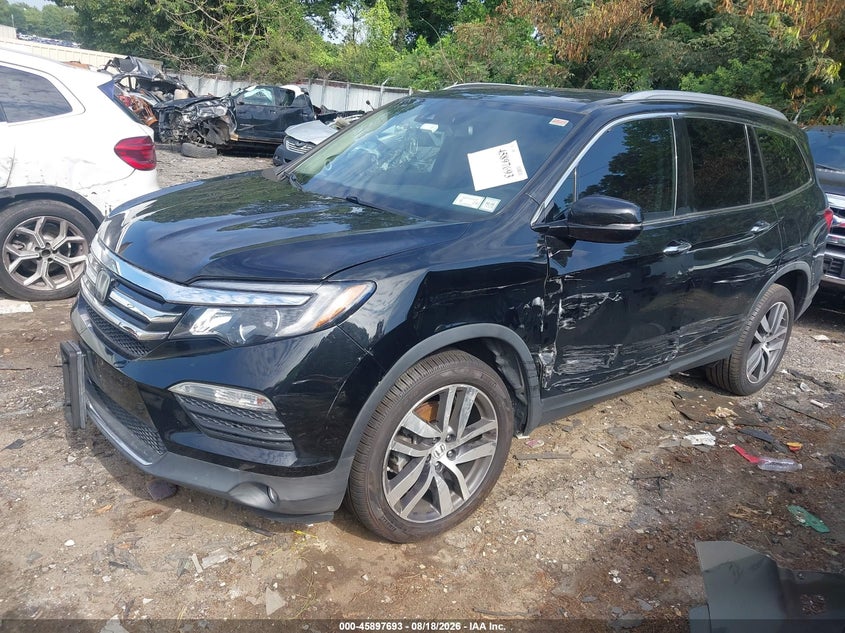 2017 Honda Pilot, Left Side, IAAI, VIN 5FNYF6H01HB064604 — photo 2