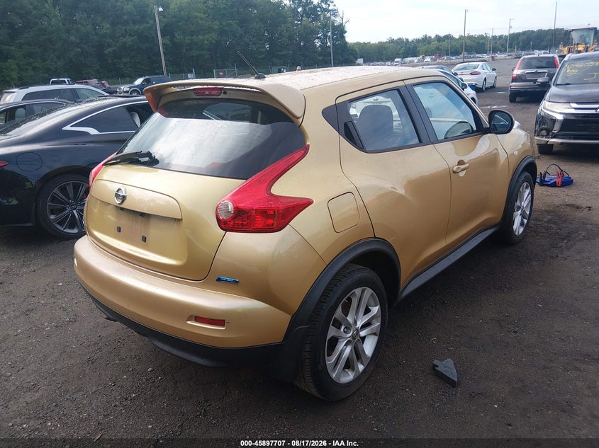 2014 NISSAN JUKE SPORT UTILITY VEHICLE 1.6L I-4 DI, DOHC, VVT, TURBO, 188HP