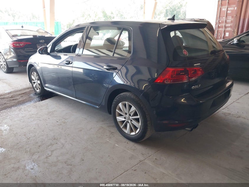 VOLKSWAGEN GOLF 2017 VIN 3VW217AU4HM076682