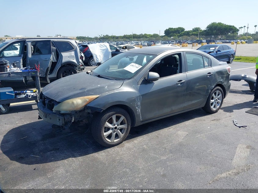 Vin: jm1bl1vf8b1362125, lot: 46396810, mazda mazda3 i touring 20112