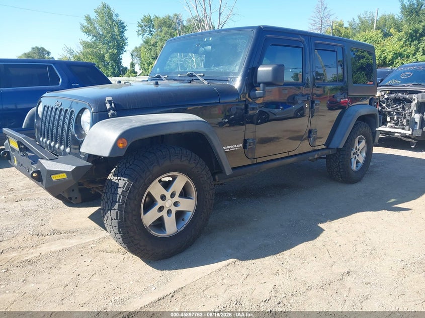 2012 Jeep Wrangler, Удар сзади, IAAI, VIN 1C4BJWFGXCL125331 — фото 2