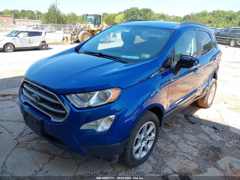 Vin: maj6s3gl6mc408809, lot: 46396832, ford ecosport se 20212