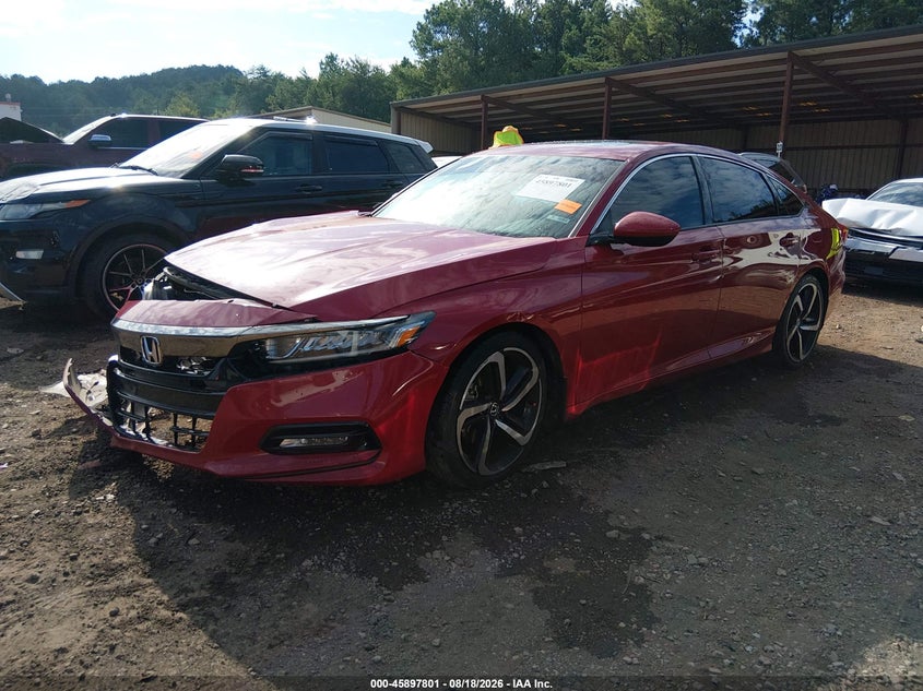 2018 Honda Accord, Front End, IAAI, VIN 1HGCV2F3XJA045312 — photo 2
