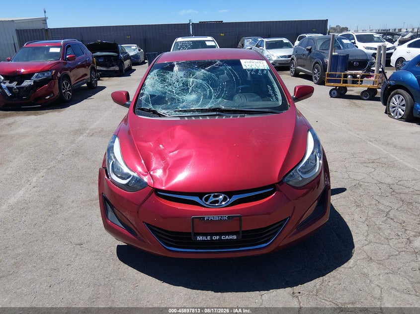2016 HYUNDAI ELANTRA SEDAN 1.8L I-4 DOHC, VVT, 145HP