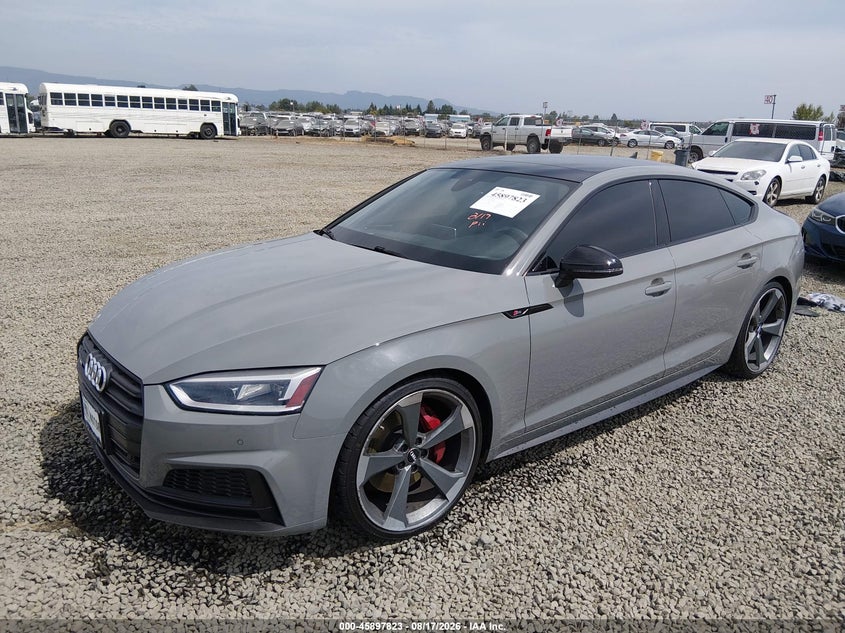 2019 Audi S5, Right Side, IAAI, VIN WAUB4CF50KA001919 — photo 2