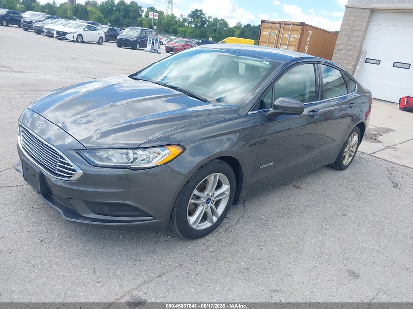 Vin: 3fa6p0uu2jr282085, lot: 46396907, ford fusion hybrid s 20182