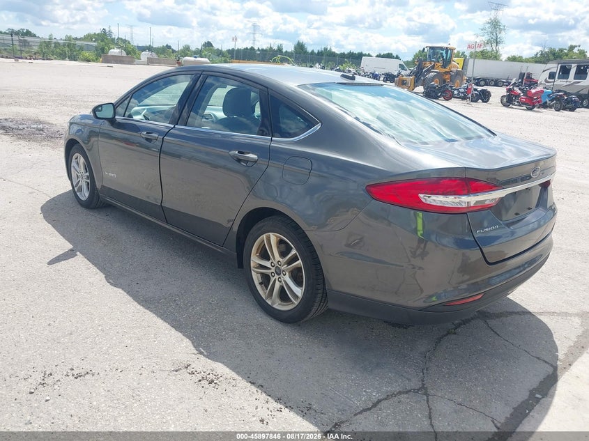 Vin: 3fa6p0uu2jr282085, lot: 46396907, ford fusion hybrid s 20183