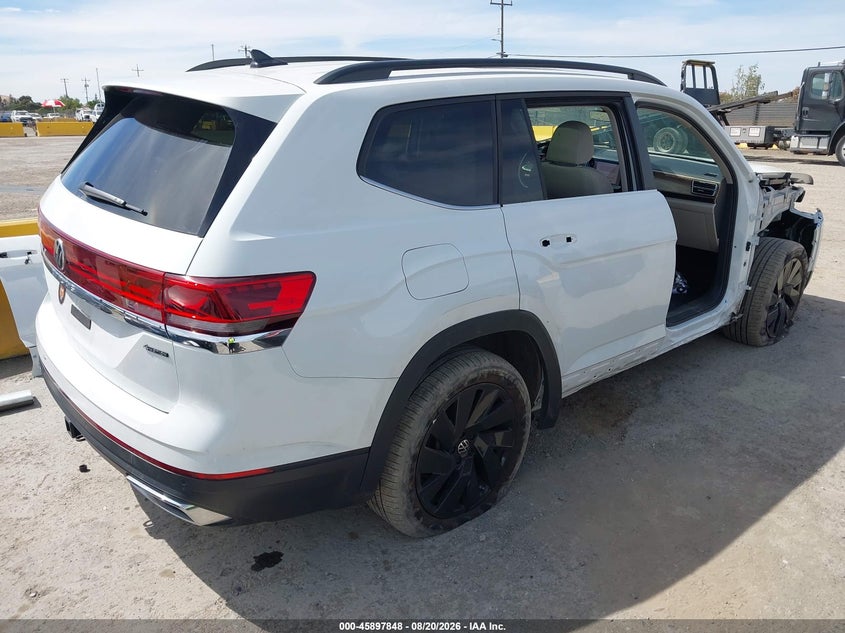 2025 VOLKSWAGEN ATLAS auction photo 4