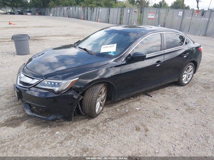 2016 Acura ILX, Right Side, IAAI, VIN 19UDE2F73GA005900 — photo 2