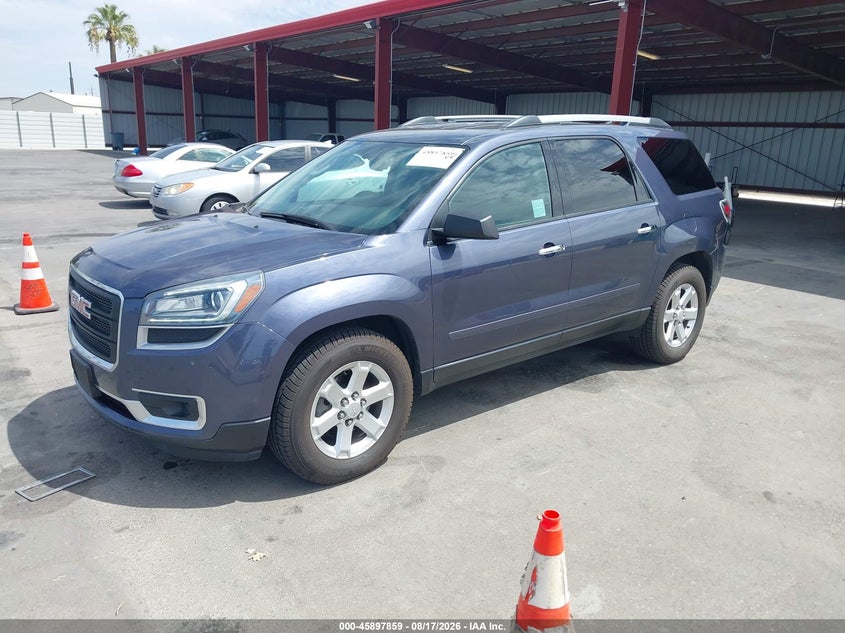 2014 GMC Acadia, Rear, IAAI, VIN 1GKKRPKD8EJ171852 — photo 2