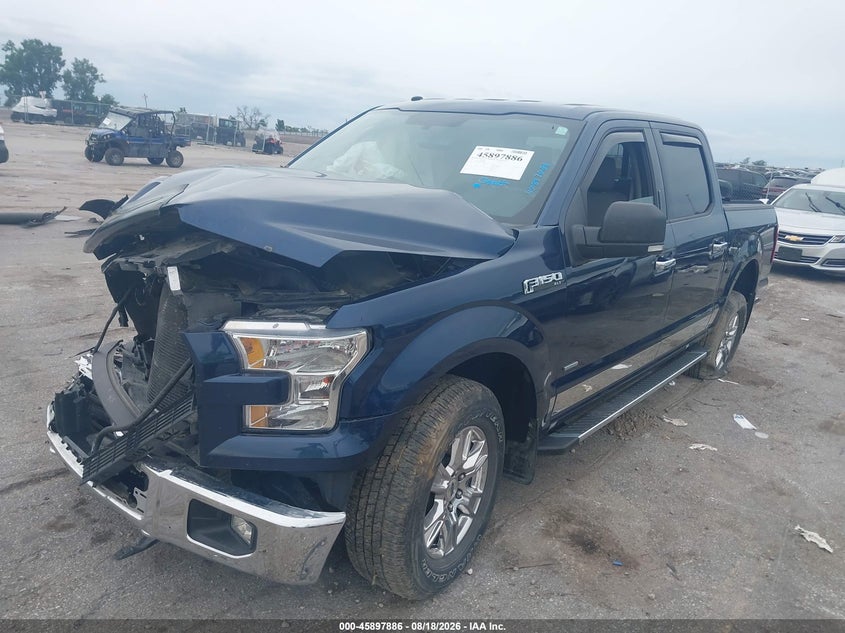 2017 Ford F-150, Front End, IAAI, VIN 1FTEW1EP1HKD8808 — photo 2
