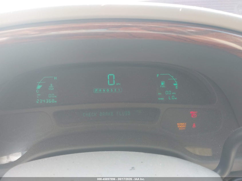 CADILLAC DEVILLE 2002 VIN 1G6KD54Y82U219944
