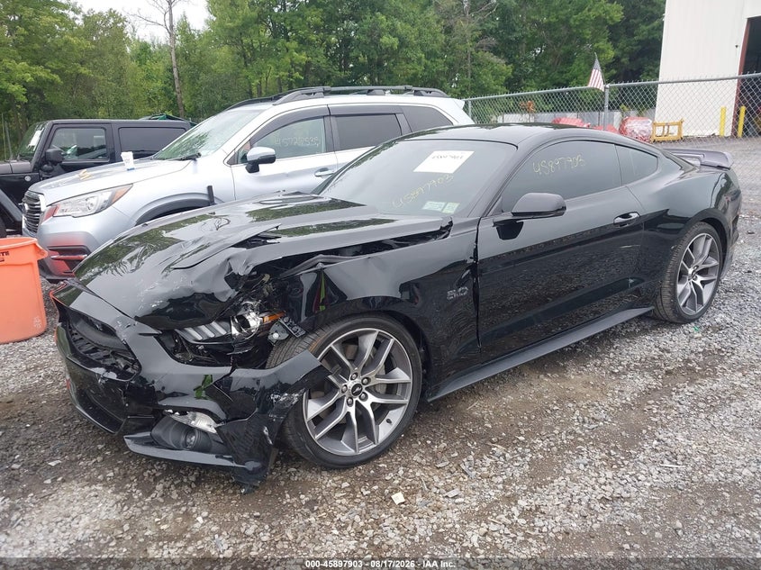 2017 Ford Mustang, Front End, IAAI, VIN 1FA6P8CF8H5345544 — photo 2
