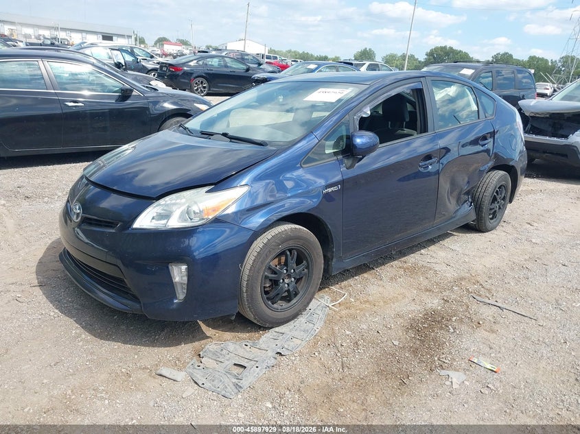 2015 TOYOTA PRIUS HATCHBACK 1.8L I-4 DOHC, VVT, 98HP