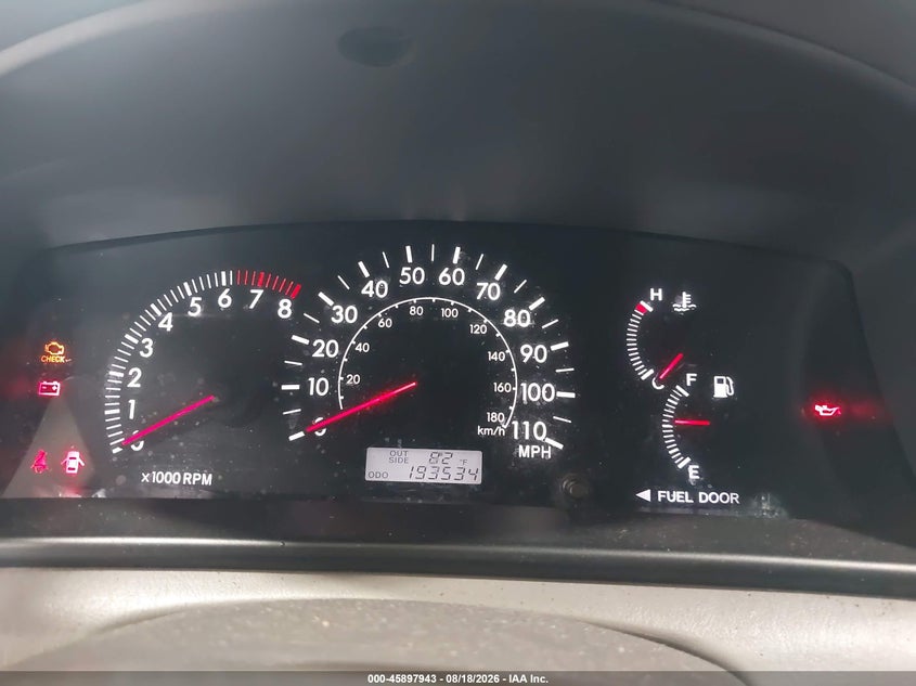 2005 TOYOTA COROLLA SEDAN 1.8L I-4 DOHC, VVT, 130HP