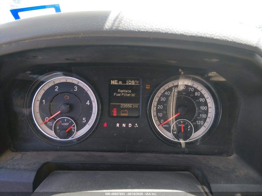RAM 2500 2017 VIN 3C6UR5DL5HG756124