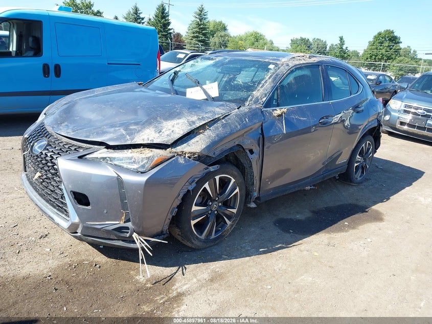 LEXUS UX 250H 2021 VIN JTHP9JBHXM2050006