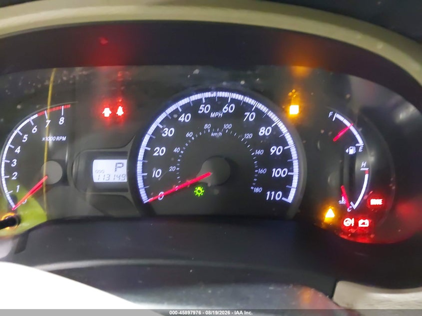 2012 TOYOTA SIENNA auction photo 7