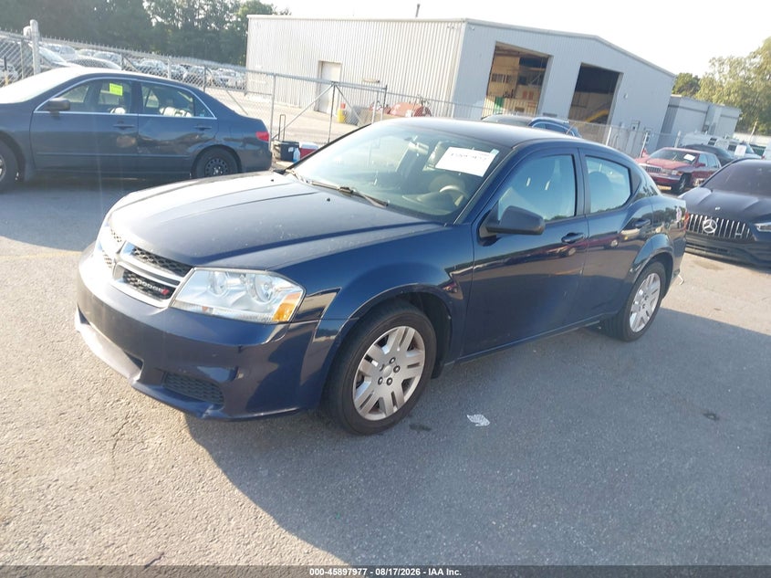 2013 DODGE AVENGER auction photo 2