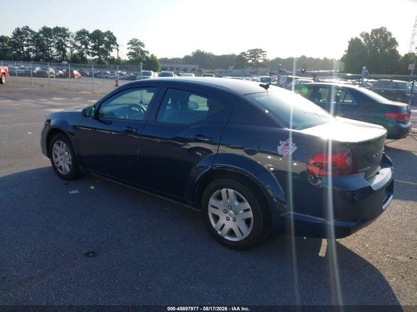 2013 DODGE AVENGER auction photo 3