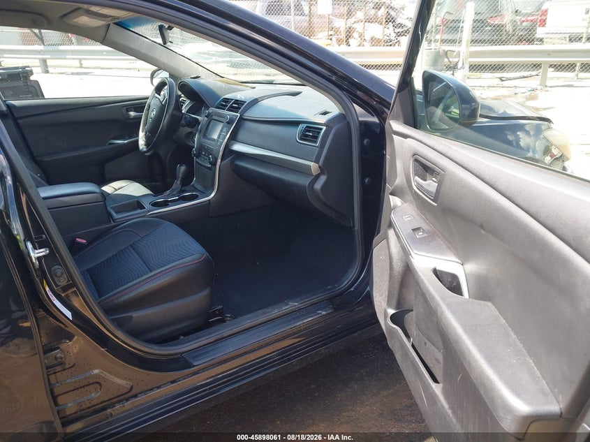 2015 TOYOTA CAMRY SEDAN 2.5L I-4 DOHC, VVT, 178HP