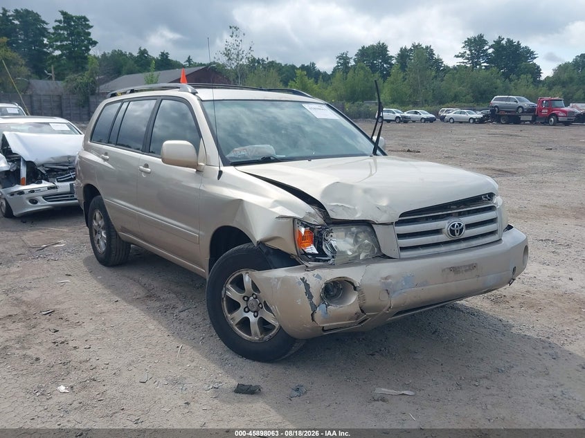 TOYOTA HIGHLANDER 2005 VIN JTEDP21A050089927