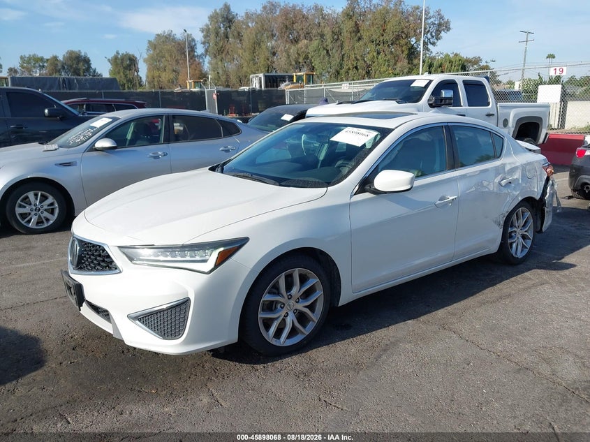 2020 Acura ILX, Left Rear, IAAI, VIN 19UDE2F39LA007447 — photo 2