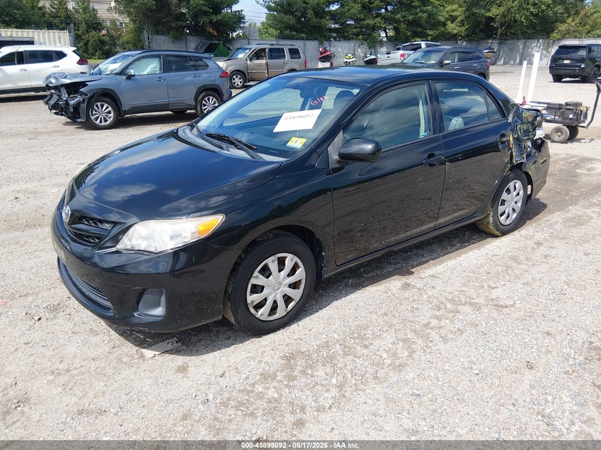 2011 Toyota Corolla, Left Rear, IAAI, VIN 2T1BU4EE5BC754612 — photo 2