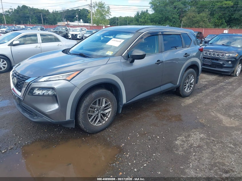 2021 Nissan Rogue S Intelligent Awd, Удар сзади, IAAI, VIN JN8AT3AB9MW203070 — фото 2
