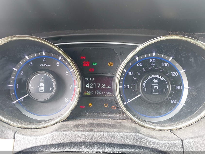 2013 HYUNDAI SONATA auction photo 7