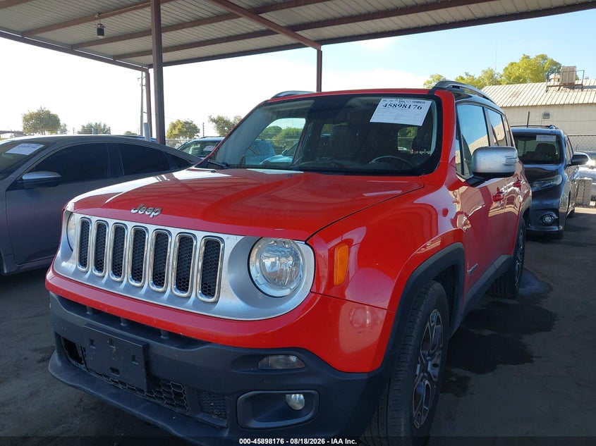 2016 Jeep Renegade, Right Side, IAAI, VIN ZACCJADT2GPD32675 — photo 2