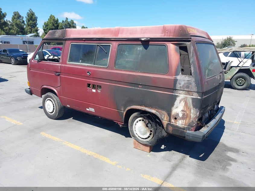 VOLKSWAGEN VANAGON 1987 VIN WV2ZB0253HH004763
