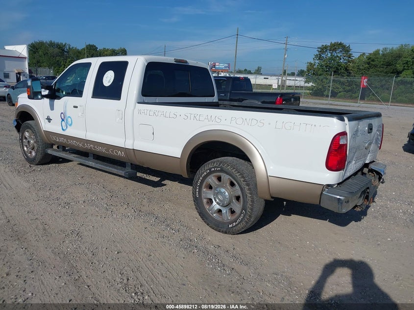 FORD F-250 2012 VIN 1FT7W2BT3CEC80262