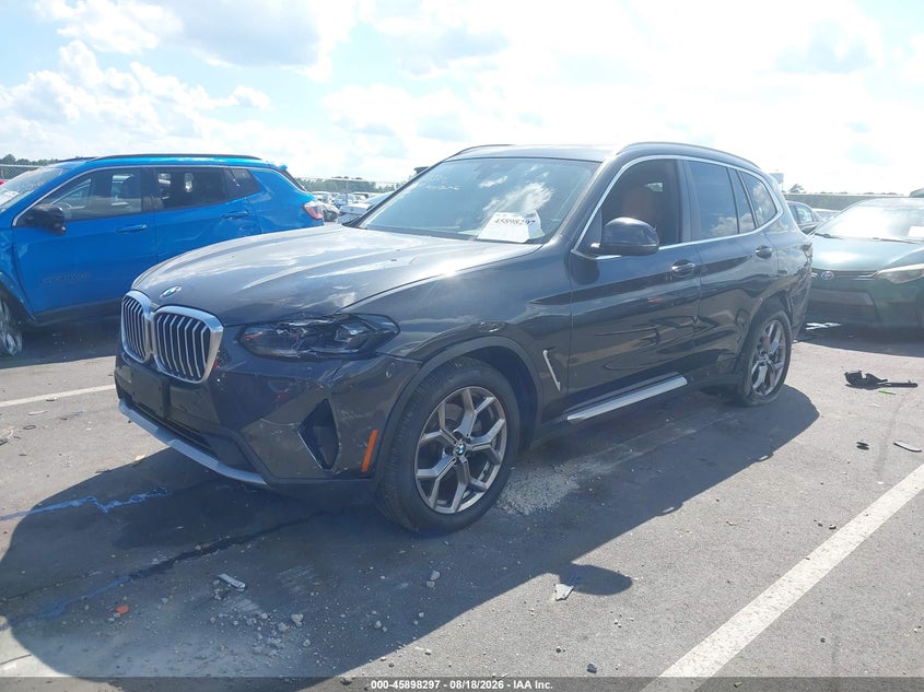 Vin: 5ux43dp05n9j97948, lot: 46397358, bmw x3 sdrive30i 20222