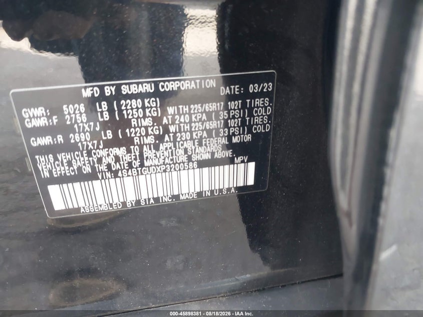 Фото 9 - SUBARU OUTBACK