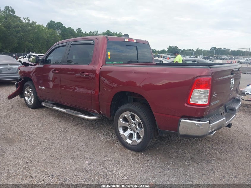 Vin: 1c6rreft4nn337414, lot: 46397451, ram 1500 big horn  4x2 5'7 box 20223