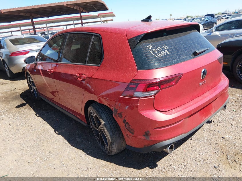 VOLKSWAGEN GOLF GTI 2025 VIN WVWSA7CD5SW210638