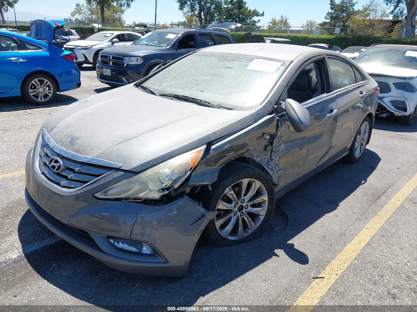 2011 Hyundai Sonata, Левый бок, IAAI, VIN 5NPEC4AC5BH058897 — фото 2