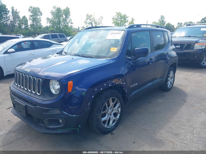 2018 Jeep Renegade, Left Front, IAAI, VIN ZACCJABB3JPH11380 — photo 2