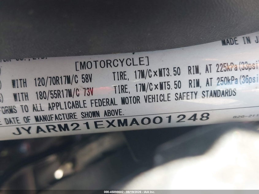 YAMAHA XSR700 2021
