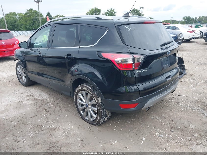 Vin: 1fmcu9j92jud61934, lot: 46397722, ford escape titanium 20183
