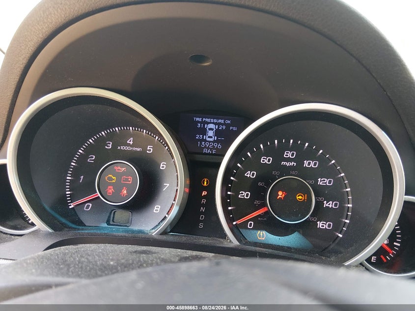 2012 ACURA TL SEDAN 3.5L V-6 VVT, 280HP